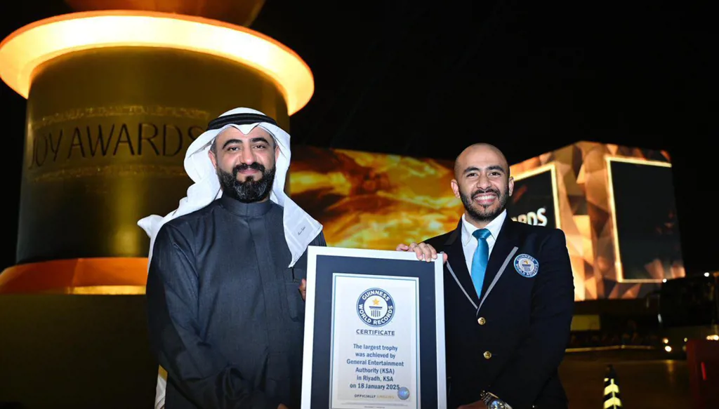 "هيئة الترفيه" تحقق إنجازاً عالمياً... JOY AWARDS حجز مكانه في غينيس