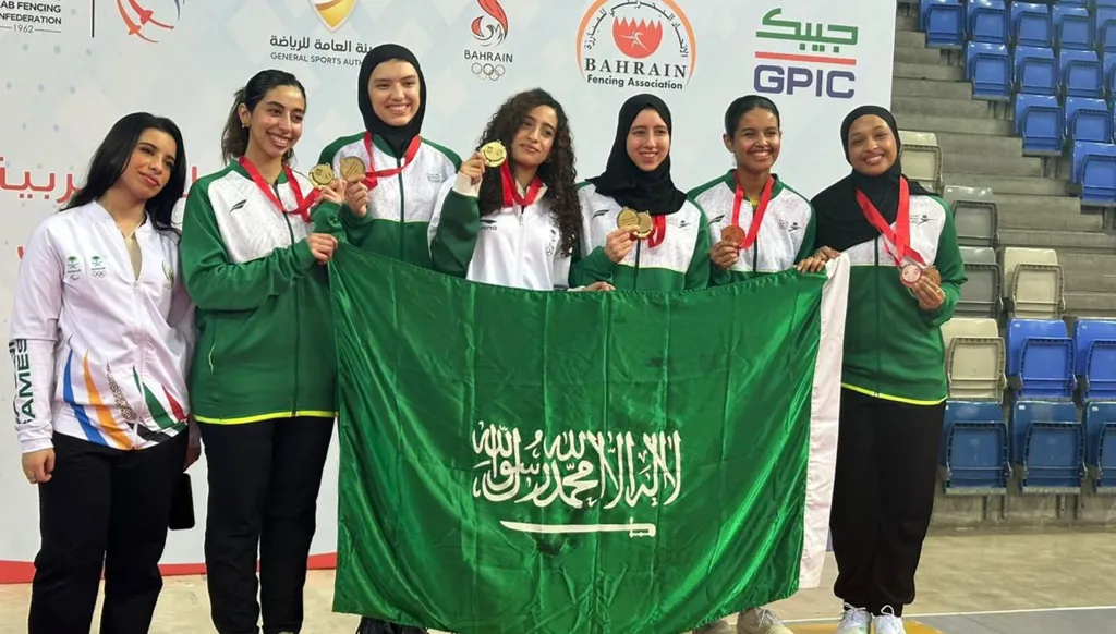 المبارزة السعودية الأولى عربياً بـ60 ميدالية
