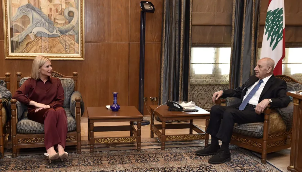 لقاءات بري في عين التينة.