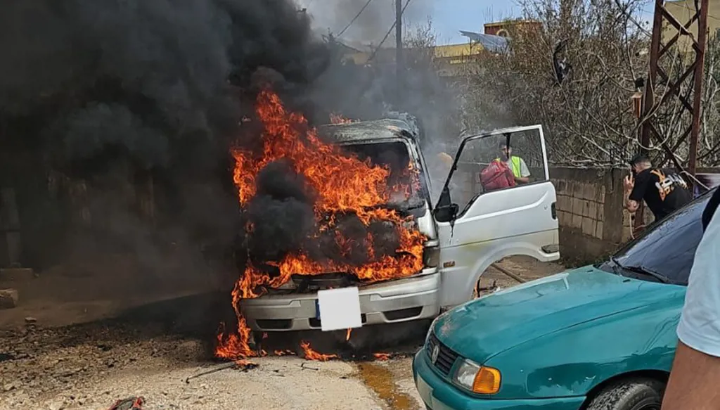 غارة إسرائيلية استهدفت بلدة يحمر الشقيف في جنوبي لبنان