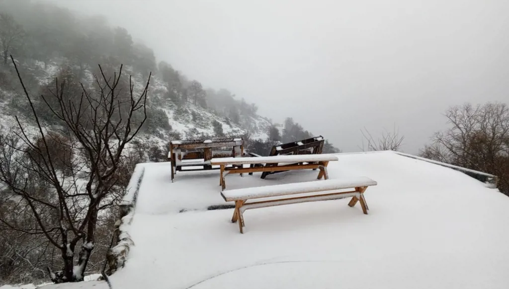 لبنان في قلب العاصفة... الثلوج تتساقط على ارتفاع 1000 متر وشوارع تغرق بالسيول (صور)