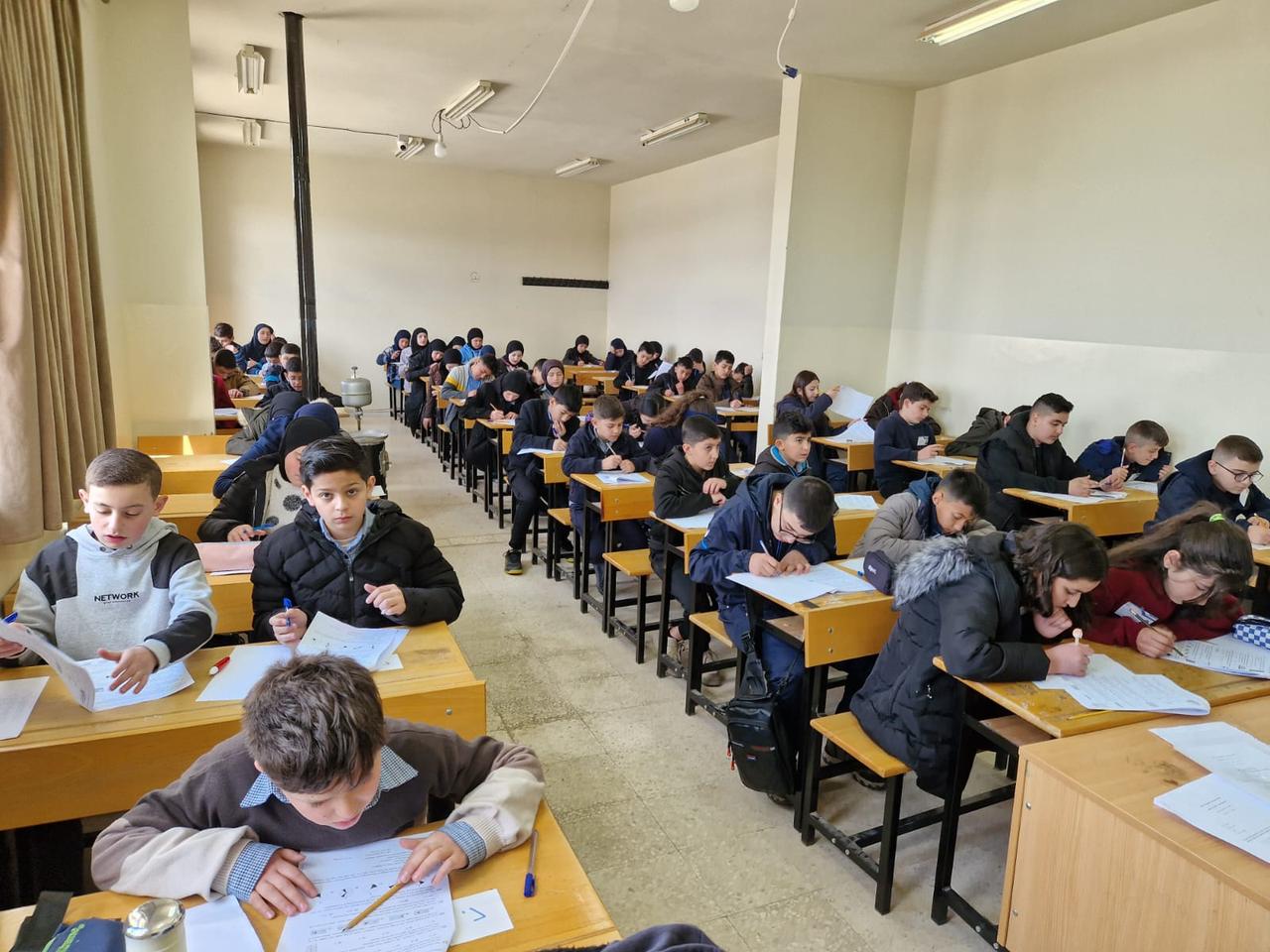 التلامذة المشاركون.