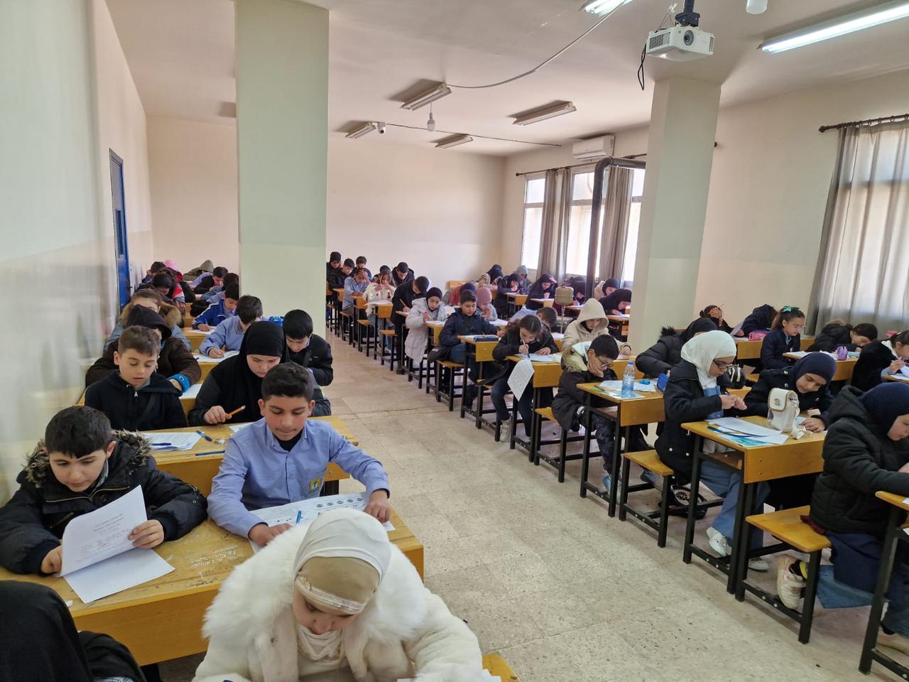 التلامذة المشاركون.