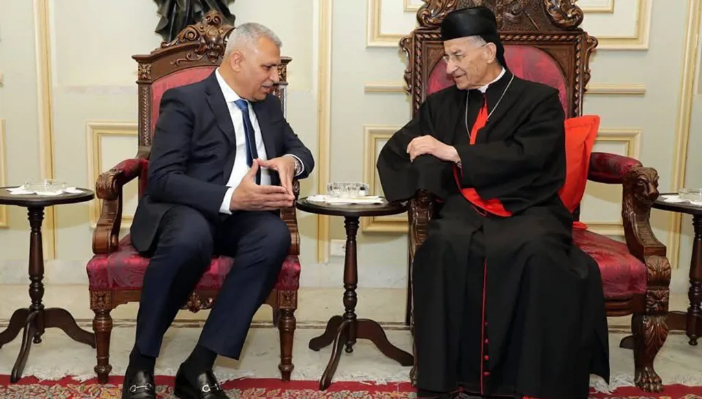 البطريرك الماروني يستقبل مدير عام الأمن العام اللبناني