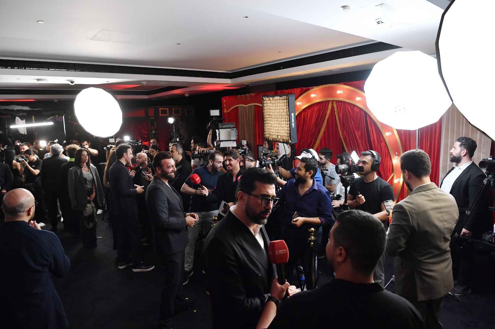 من حفل إطلاق المسلسل الجديد آسر (MBC)