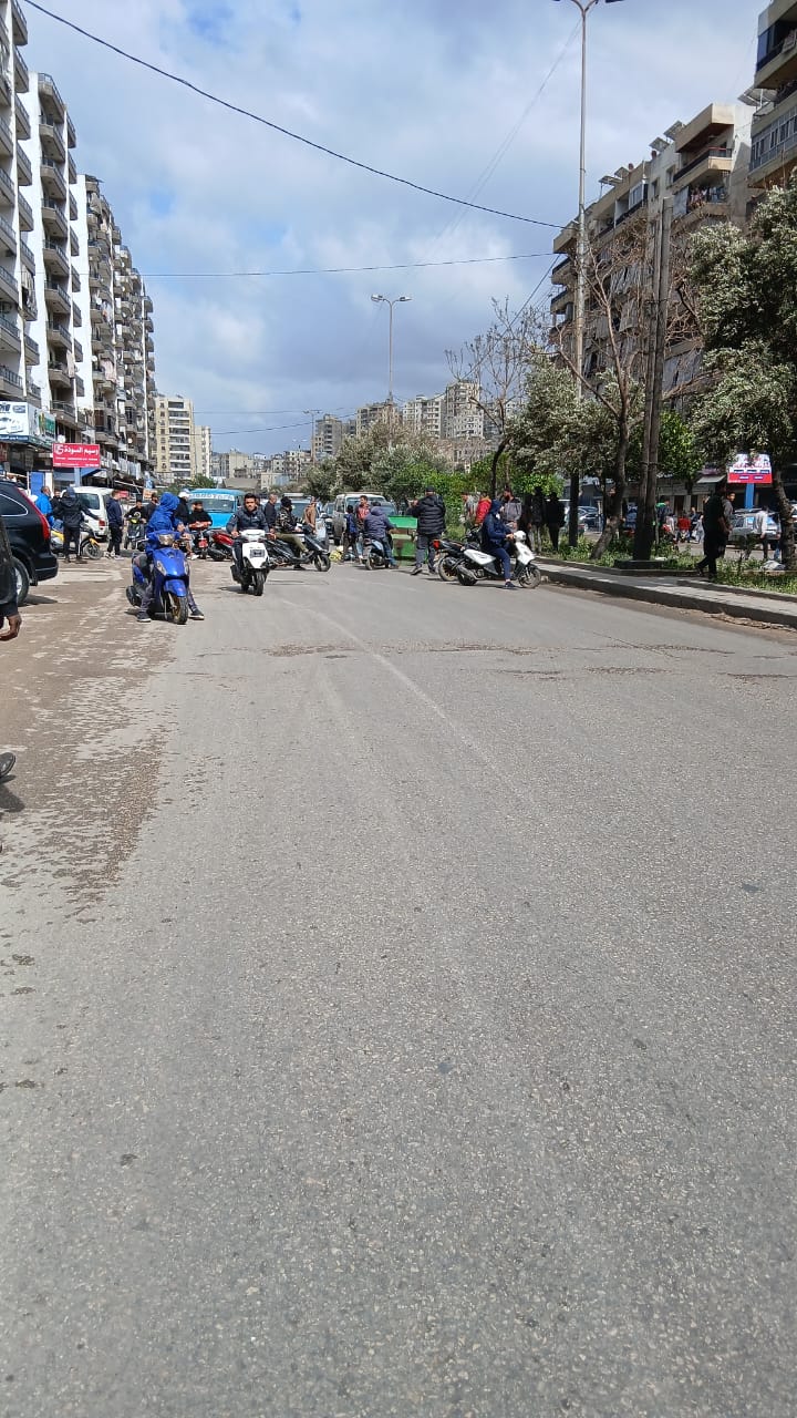 احتجاج تجار الخردة في طرابلس.