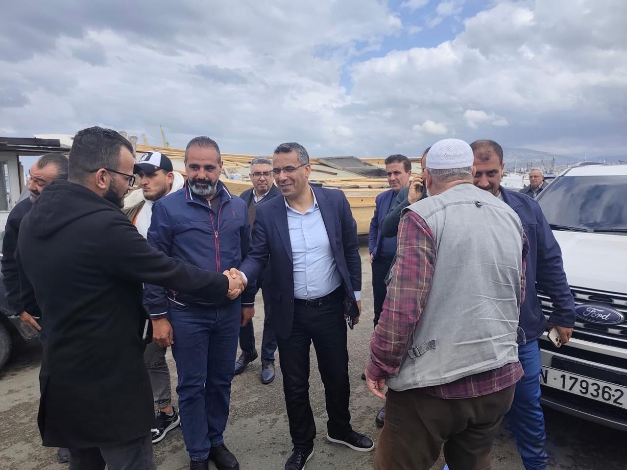 وزير الزراعة في طرابلس. (مراسل النهار طوني فرنجية)
