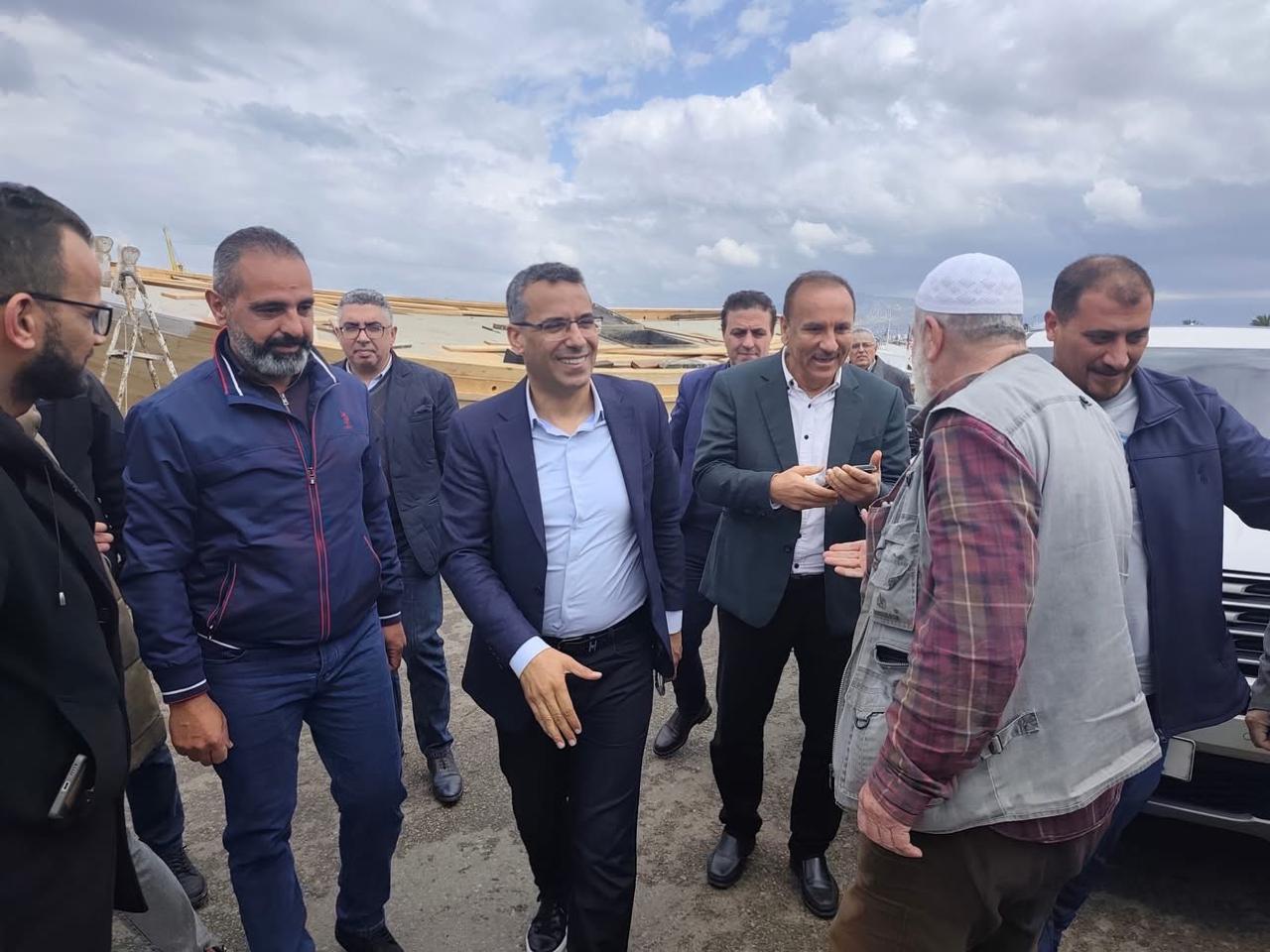 وزير الزراعة في طرابلس. (مراسل النهار طوني فرنجية)