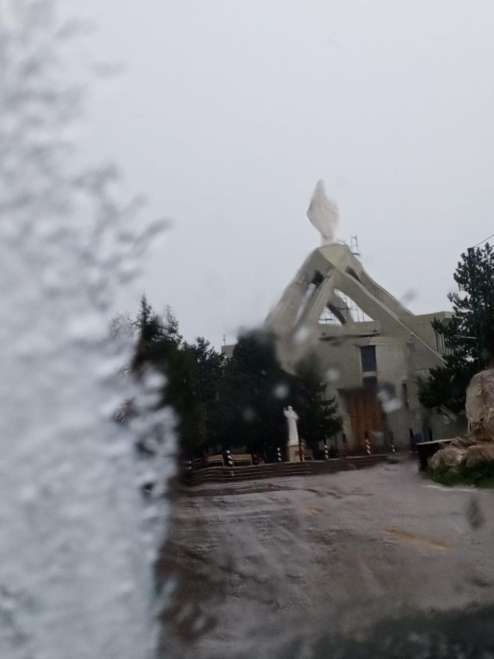 تساقط الثلوج في شمال لبنان.