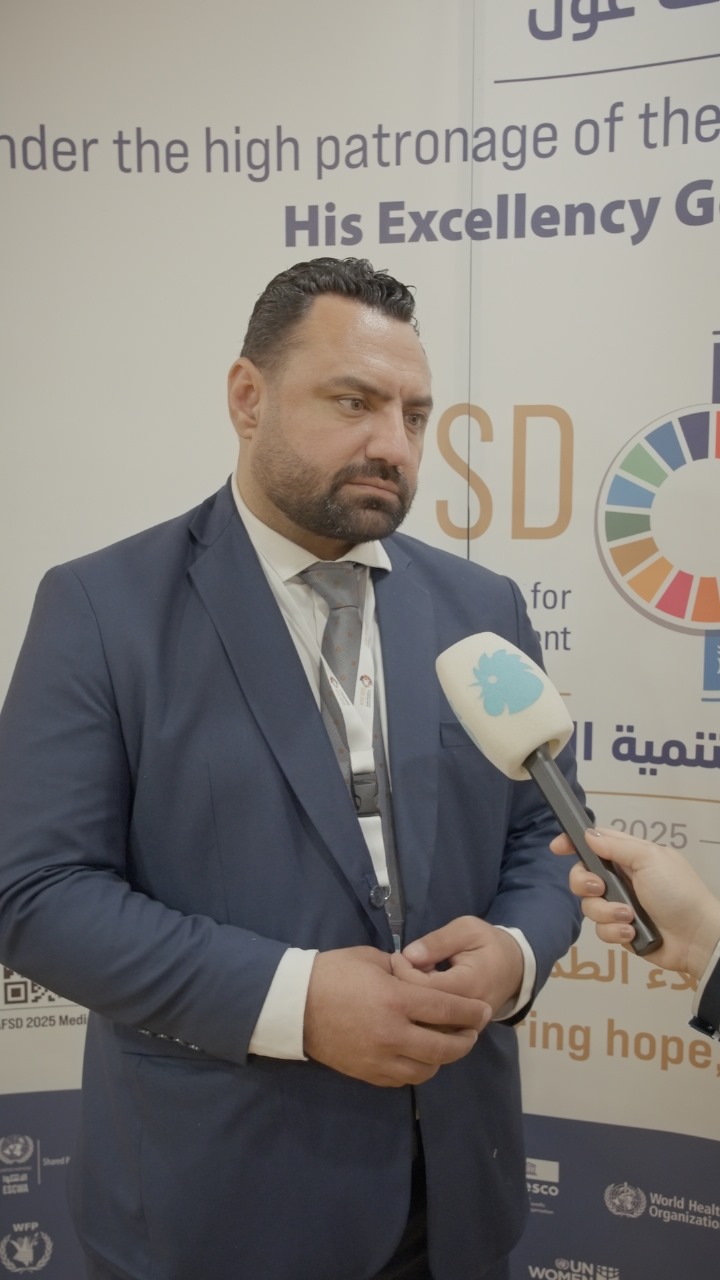  د. عبد البديع الددا،  ممثل رئيس وأمين عام الاتحاد العربي للتنمية المستدامة والبيئة (النهار)