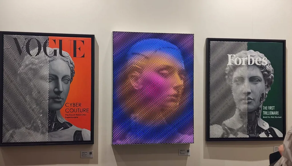 أعمال فنية في "آرت دبي".