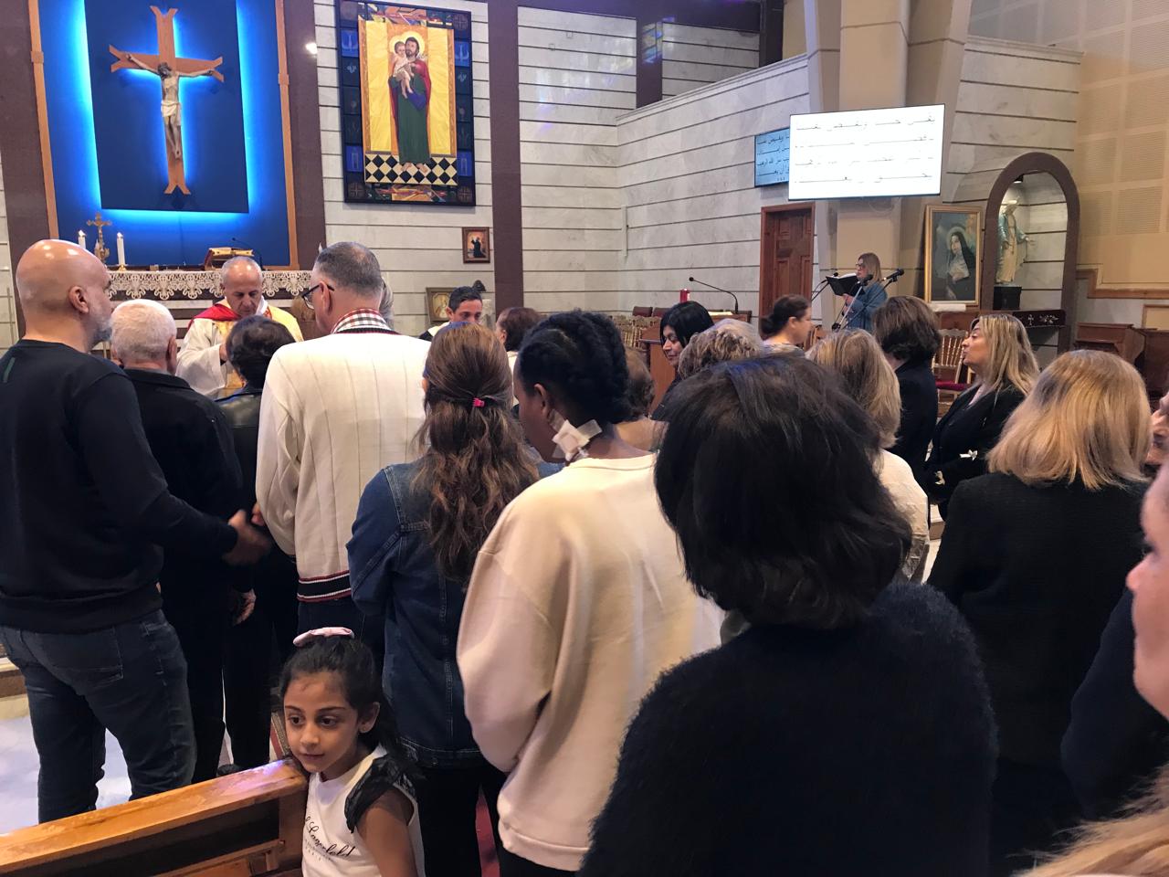 قداس في زغرتا. (طوني فرنجية)