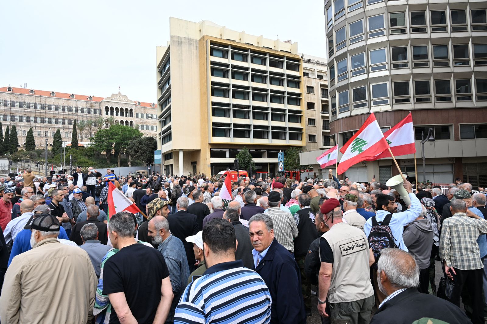 المشاركون في الاعتصام (حسام شبارو). 