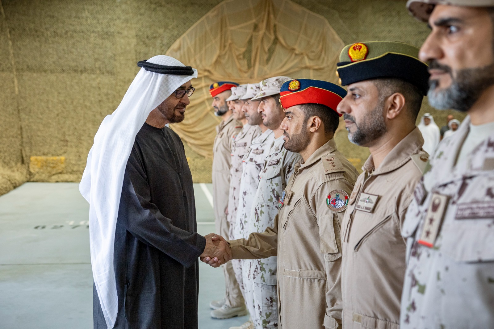 محمد بن زايد. (وام)