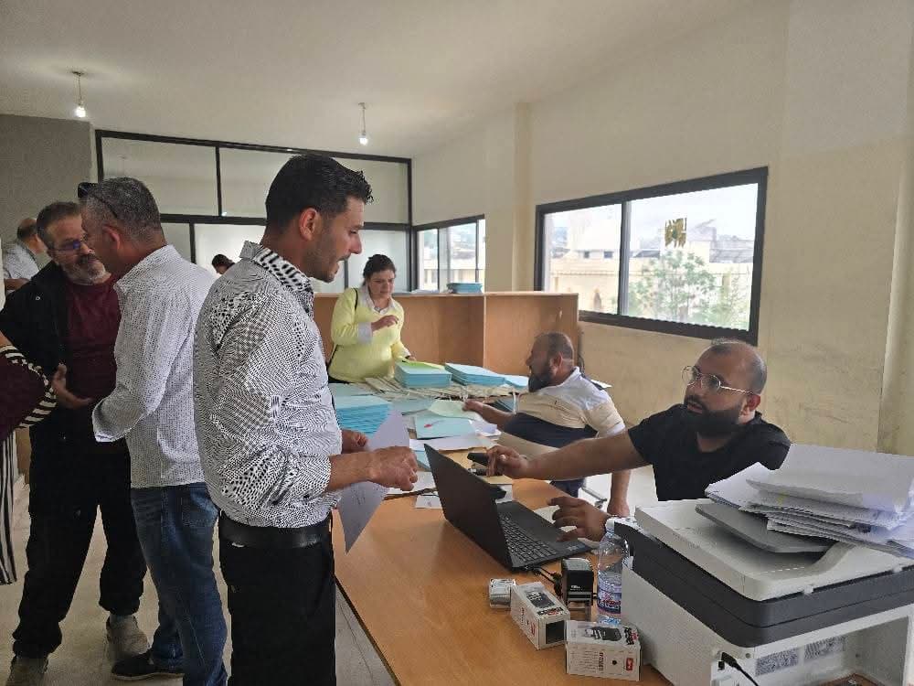 التحضيرات للانتخابات. (مراسل النهار - ميشال حلاق)