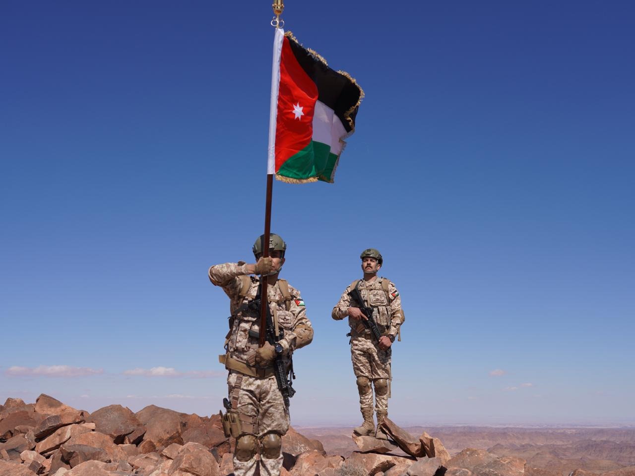 جنديان أردنيان. (وكالات)