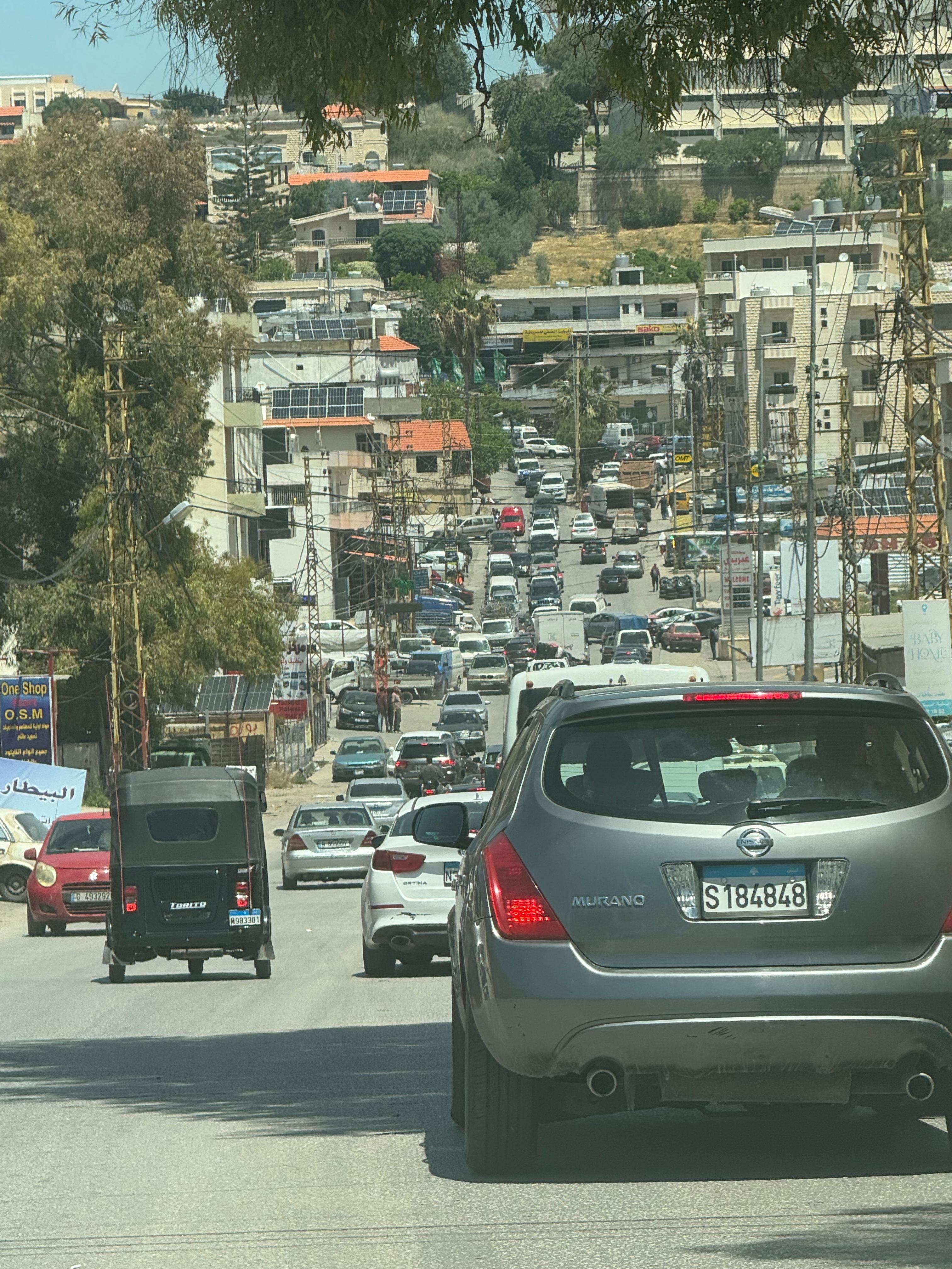 جادة نبيه بري باتجاه دوار كفررمان