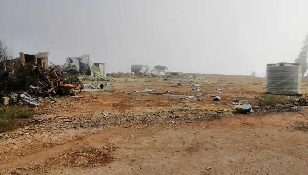 مسيّرة إسرائيلية تستهدف غرفاً جاهزة في محيبيب جنوبي لبنان