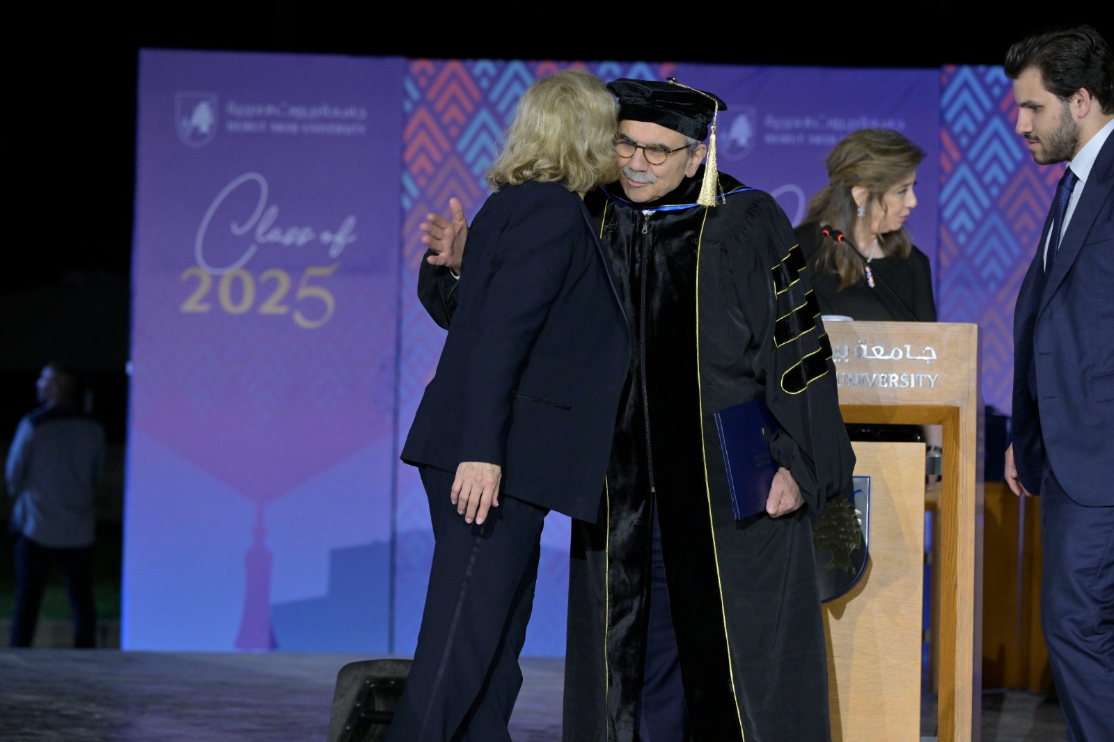 جامعة بيروت العربية منحت الدكتوراه الفخرية للرئيس نواف سلام  (نبيل إسماعيل). 