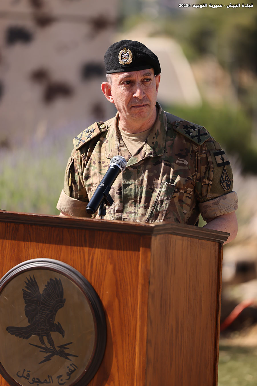 قائد الجيش العماد رودولف هيكل (حساب الجيش اللبناني في إكس).