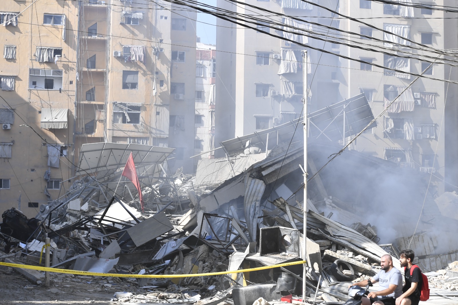 الدمار في الضاحية الجنوبية (حسام شبارو).