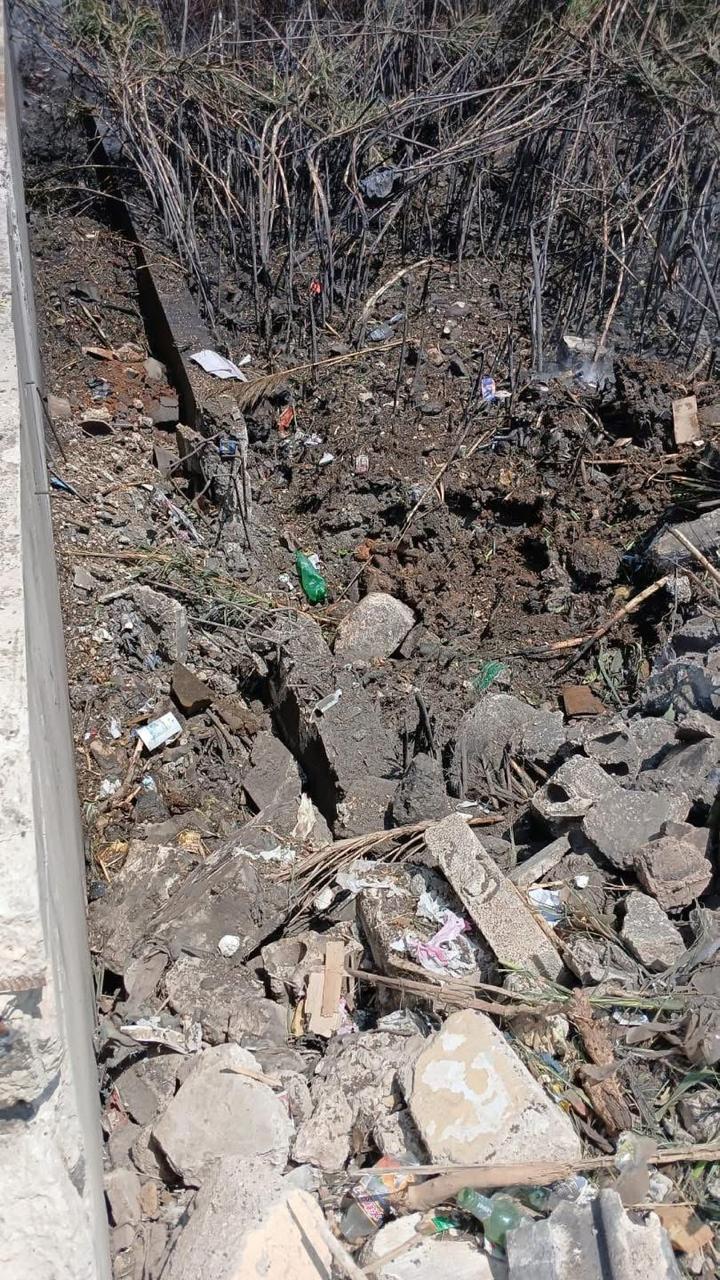 آثار الانفجار. (النهار)