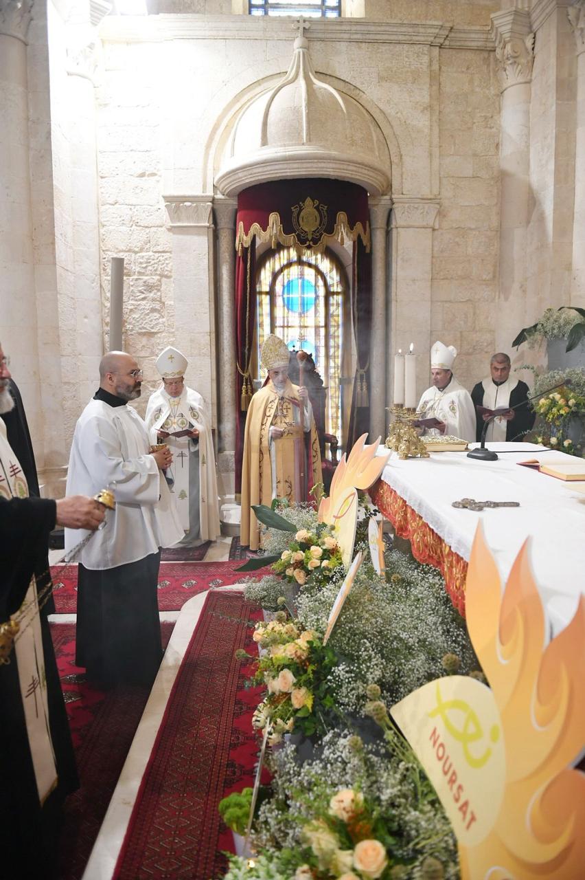 الراعي في قداس الأحد (بكركي).