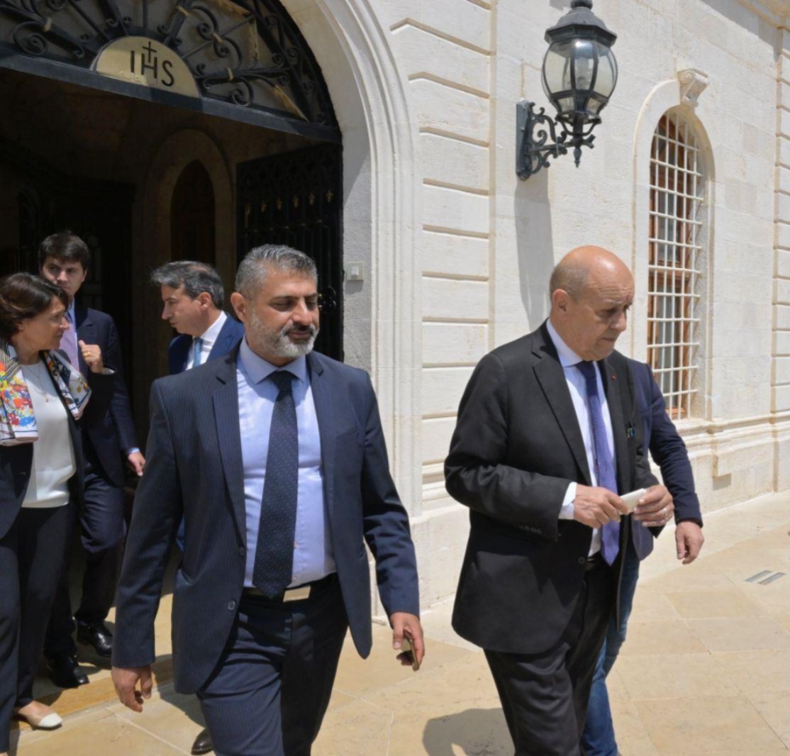 الموفد الفرنسيّ جان إيف لودريان (نبيل اسماعيل)