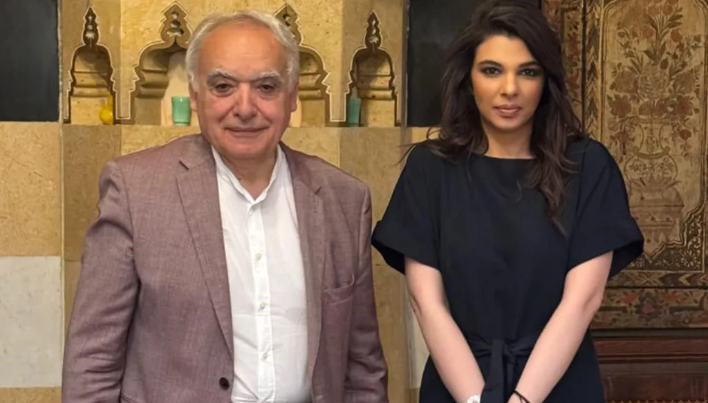 غسان سلامة في "بيت الشاعر" مع ميشيل تويني