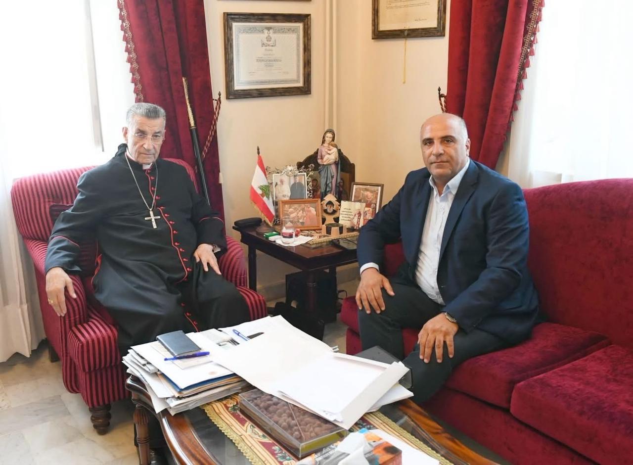 من لقاءات الراعي في بكركي.