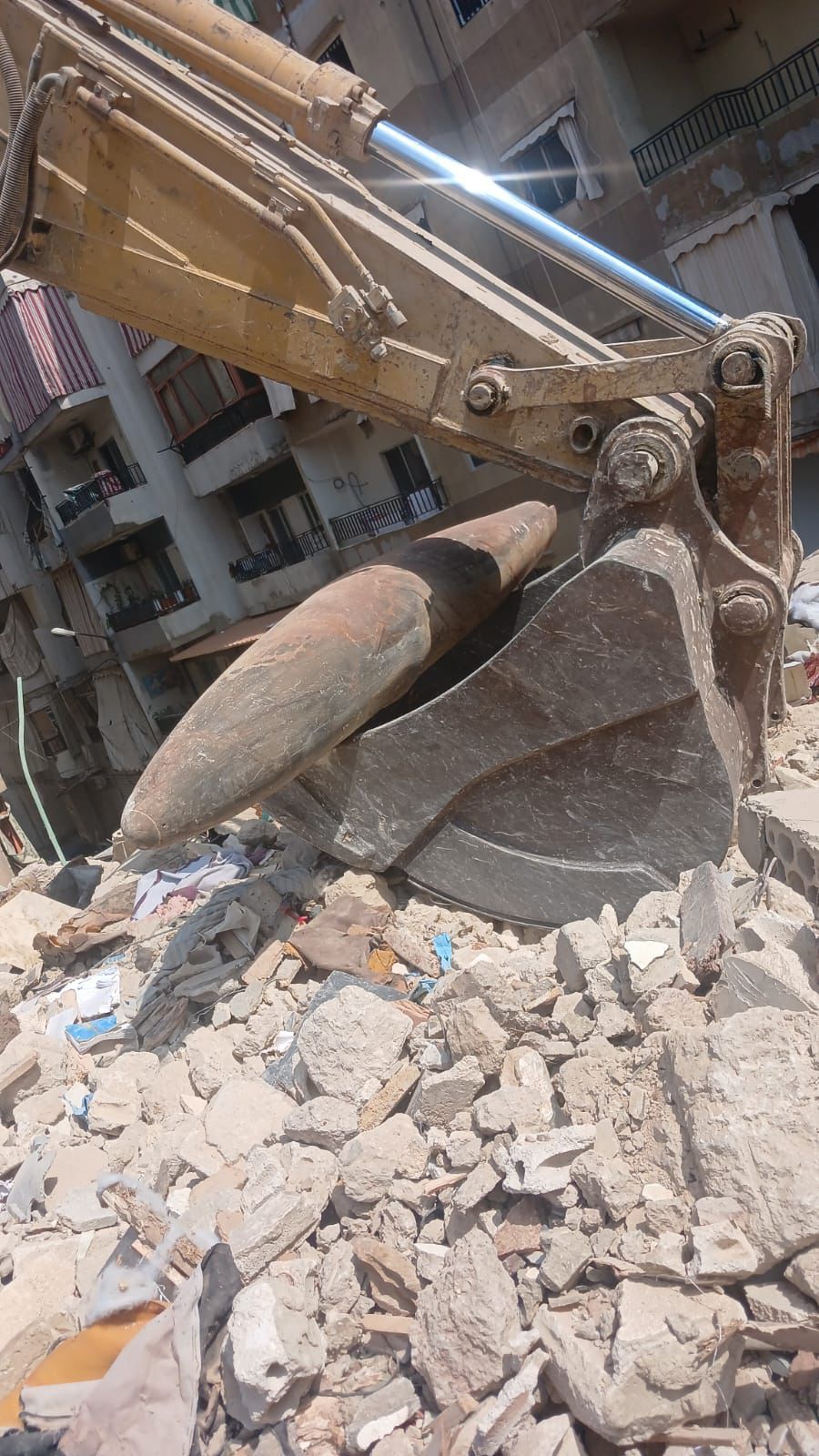 العثور على صاروخ غير منفجر، في مكان اغتيال السيد هاشم صفي الدين.