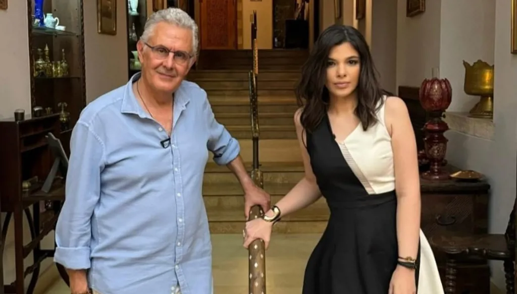 فيليب عرقتنجي في "بيت الشاعر" مع ميشيل تويني