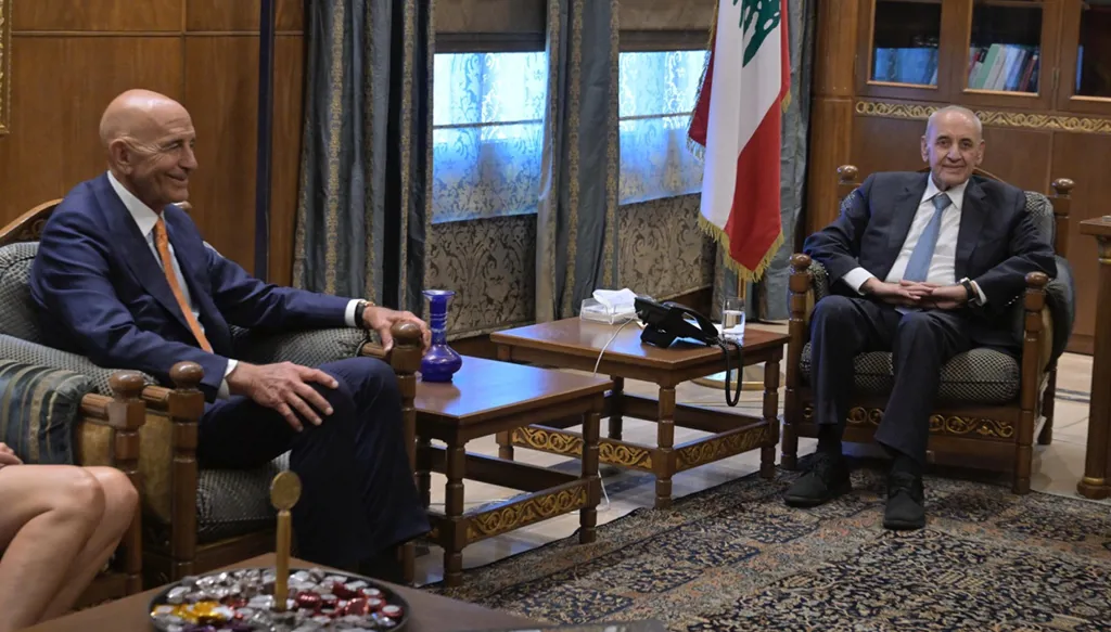 بري: الاجتماع مع برّاك كان جيداً وبناء (صور)