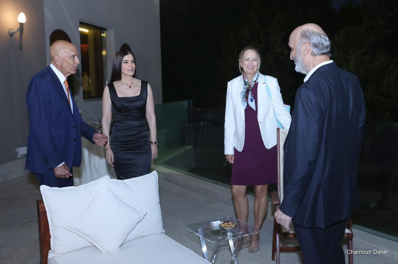 توم برّاك في معراب. (مرفقة مع بيان جعجع)