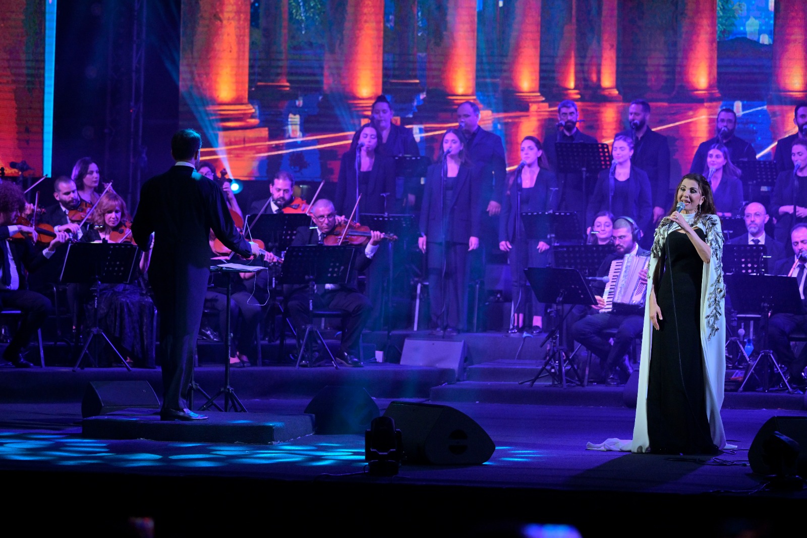 حفل السيدة ماجدة الرومي في مهرجان أعياد بيروت (الصورة: نبيل اسماعيل)