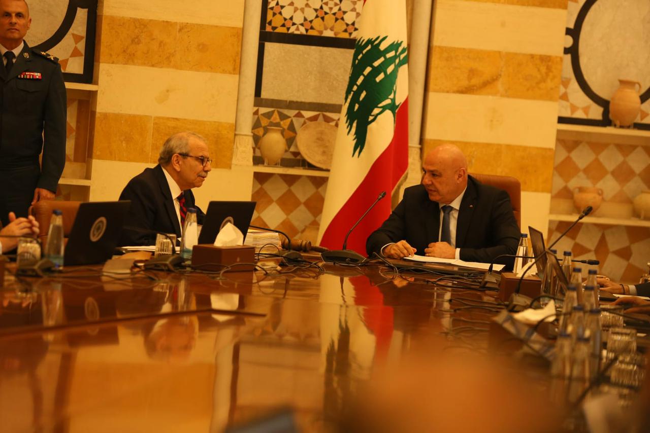 جلسة لمجلس الوزراء في بعبدا (حسام شبارو)