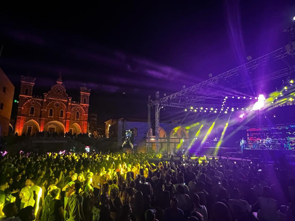 من أجواء مهرجانات البترون الدولية العام الماضي (الصورة من المكتب الاعلامي للجنة المهرجانات)