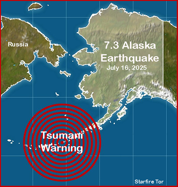  زلزال بقوة 7,3 درجات قبالة ألاسكا مع تحذير من تسونامي (تواصل اجتماعي)