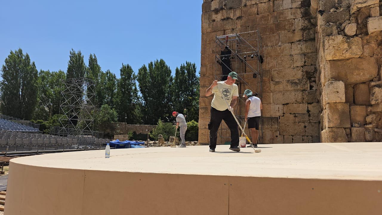 قلعة بعلبك (لينا اسماعيل).