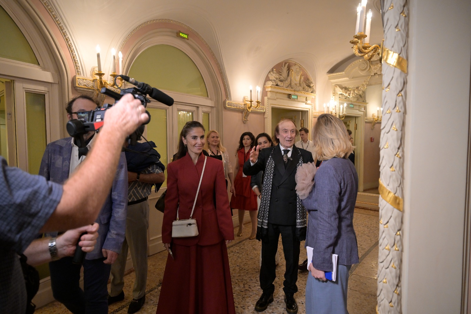 عبدالحليم كركلا واليسار كركلا وإيفان كركلا في موسكو (الصورة: نبيل اسماعيل)