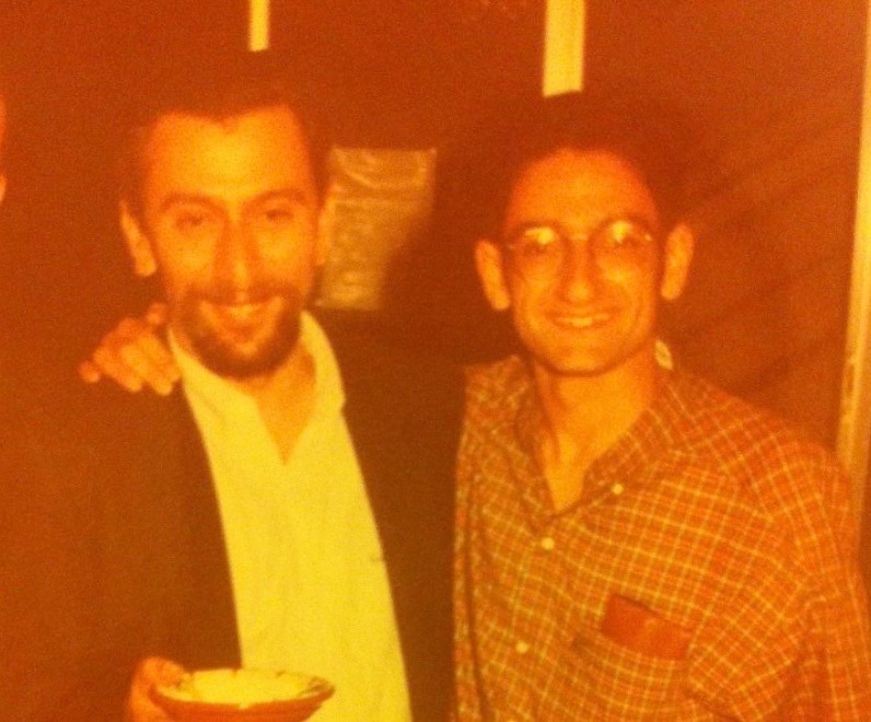 صورة تجمع جورج خباز وزياد الرحباني (إنستغرام)