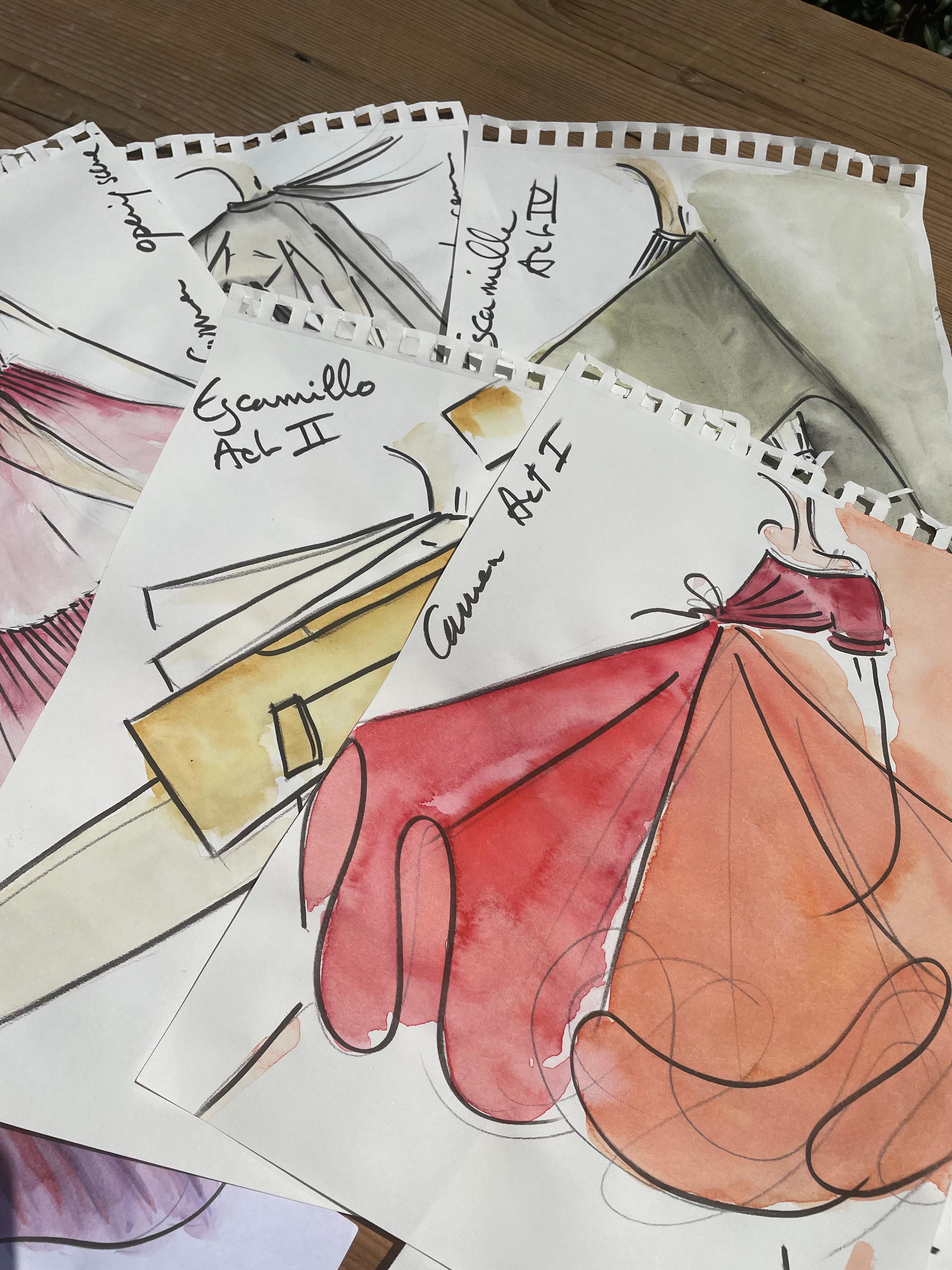 تصاميم ربيع كيروز لـ“كارمن“. (ربيع كيروز)