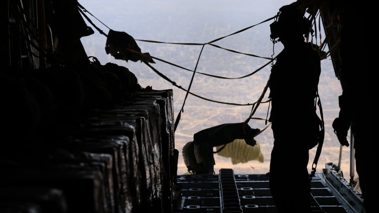 عملية الإنزال. (بترا)