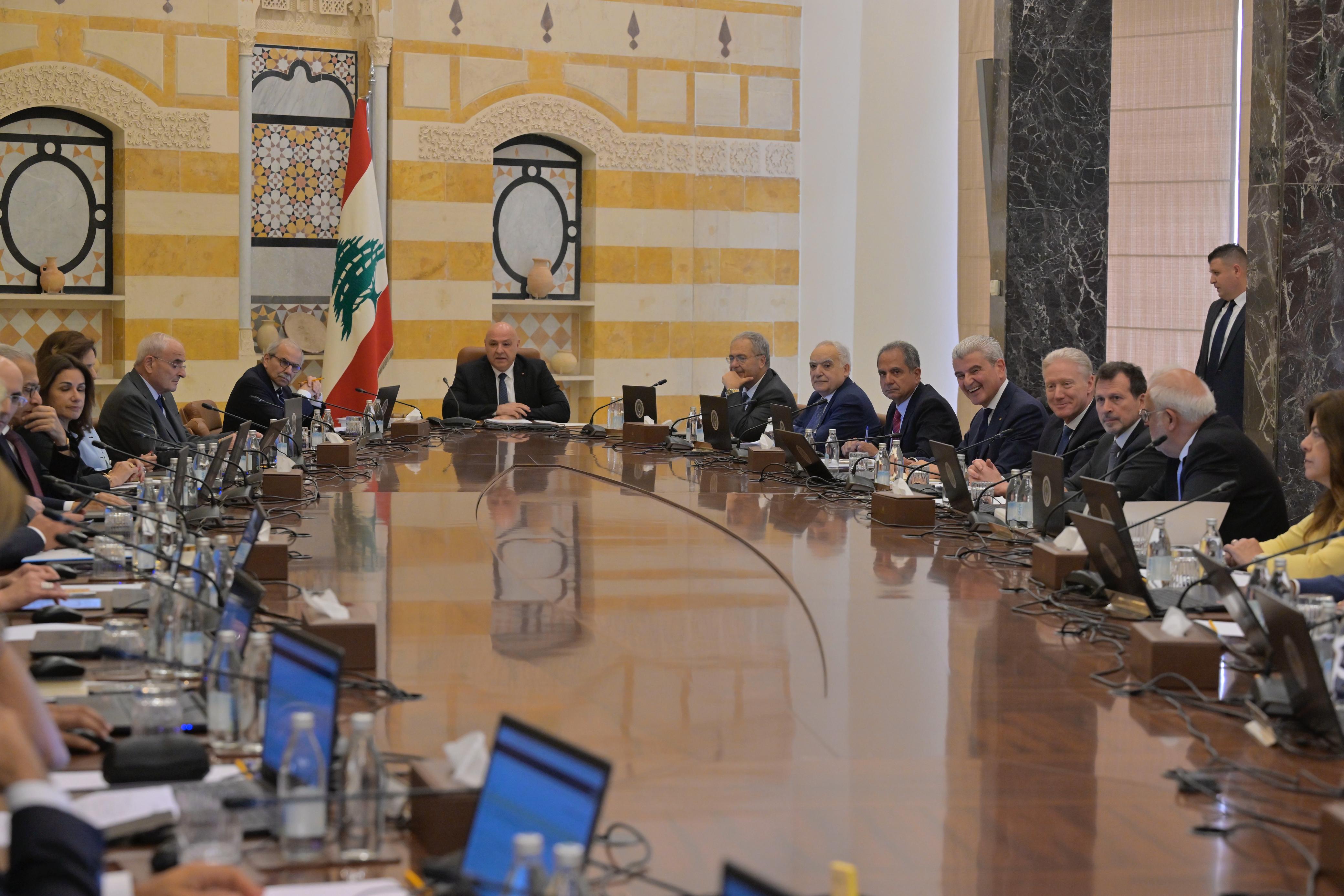 جلسة لمجلس الوزراء في بعبدا (نبيل إسماعيل)