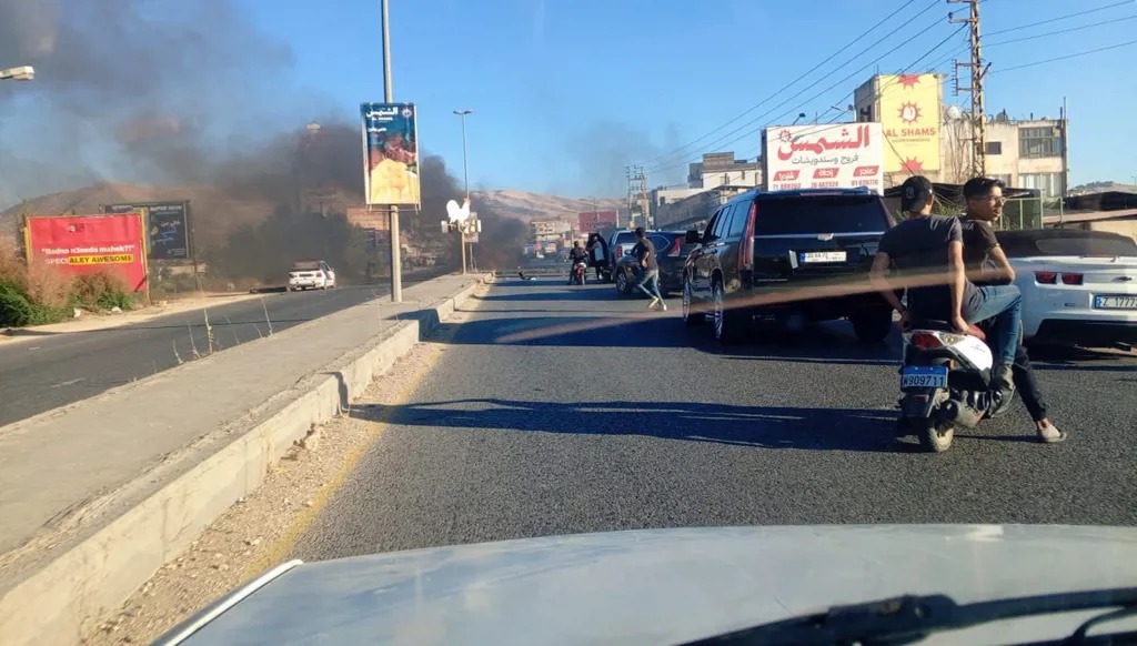 مكان الاستهداف. (النهار)