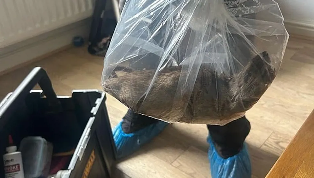 اصطياد أكبر جرذ في بريطانيا بطول نصف متر (صور)