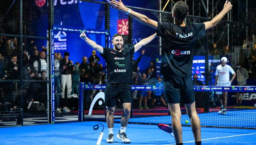 ‏فريق "Courts" بطلاً للنسخة الثانية من "مايك سبور بادل ليغ"