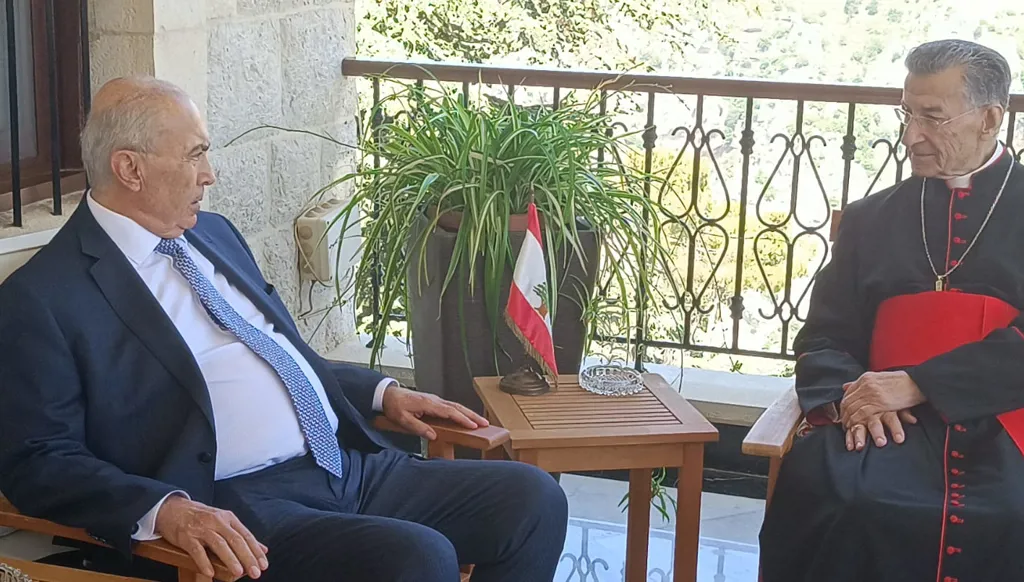 مخزومي بعد لقائه الراعي: نطلب من كل من يعطينا نصائح خصوصاً لاريجاني التركيز على بلده