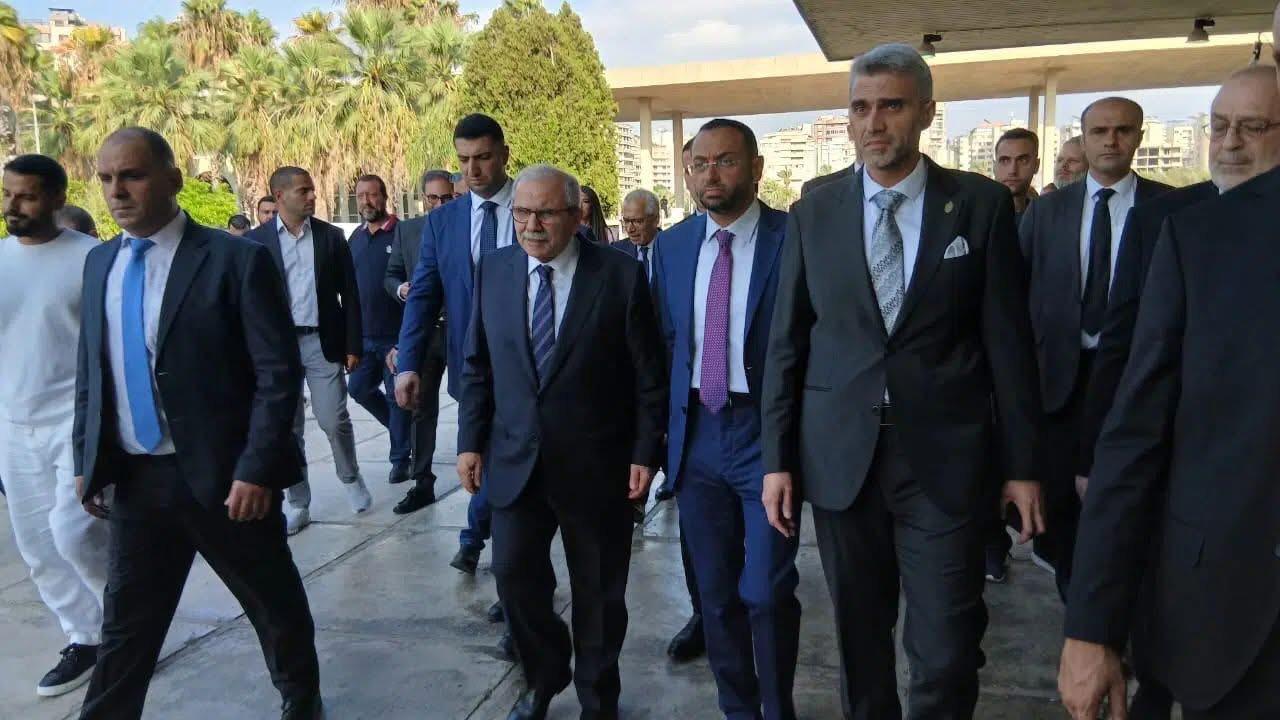  رئيس الحكومة نواف سلام في معرض رشيد كرامي (مراسل النهار). 