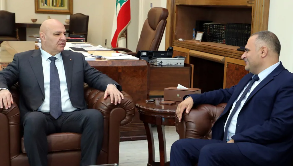 مسعد من بعبدا: أبديت ثقتي بأداء الرئيس عون في ملف حصرية السلاح